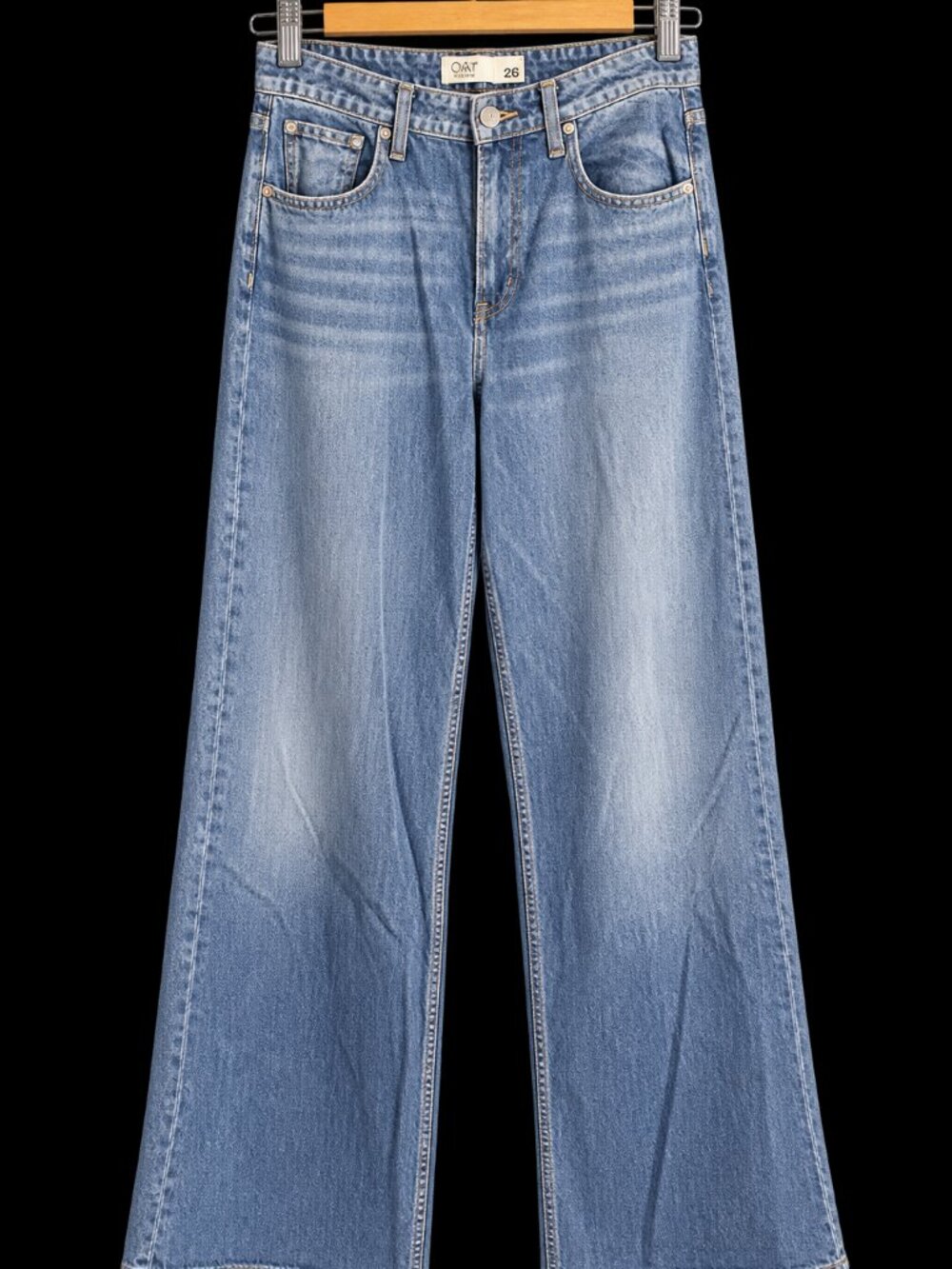 rag & bone Miramar Wide Leg Sweatpant Jean Size 26